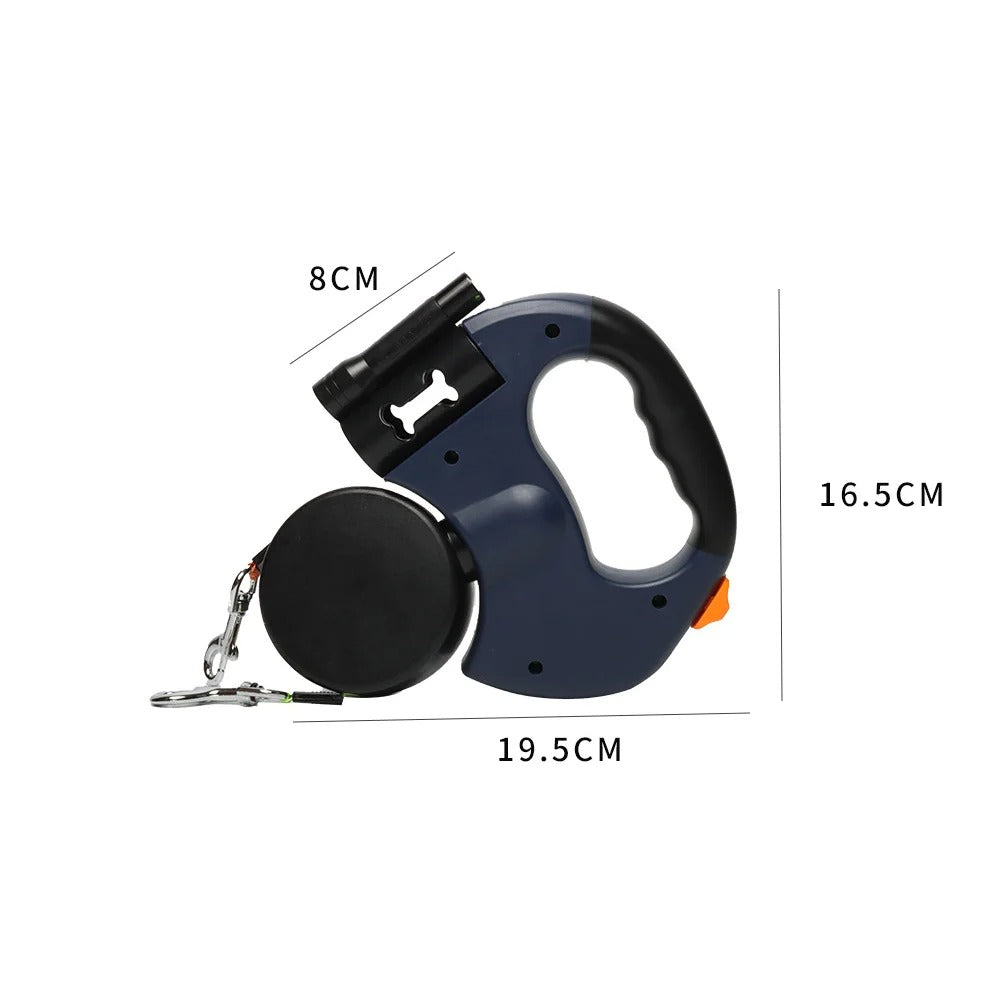Drehende Doppel Roll-Leine